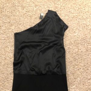 One shoulder Theory mini dress